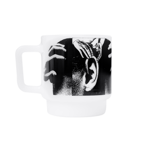 Milk Glass Mug - Feed Your Head